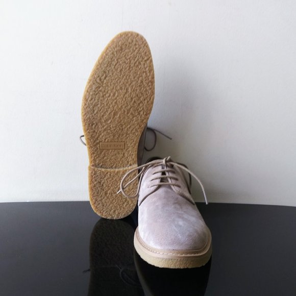 Calvin Klein Men\'s Wells Plain Toe Derby in Beautiful Leather Creamy Suede main image 6